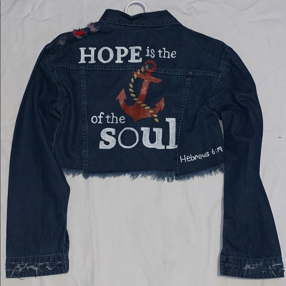 Crop Jean jacket custom